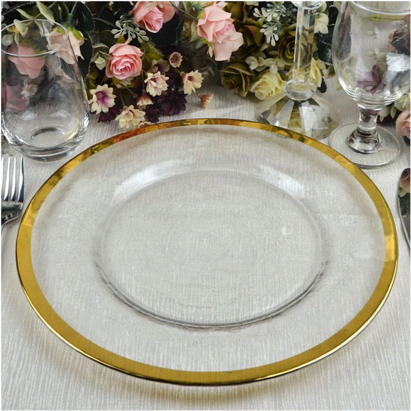 Wholesale Glass Charger Plate PZ-012 - Image 3